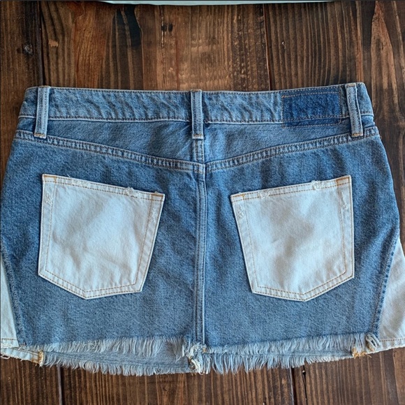 Free People Denim Mini Skirt - Picture 5 of 7